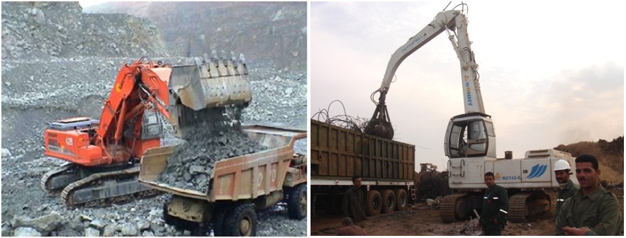 挖掘機(jī)、抓鋼機(jī)
